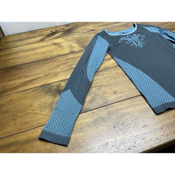 Athleta Seamless Long Sleeve Green Top Size XS - Picture 4 of 9